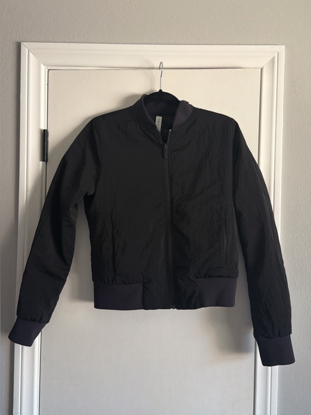 Lululemon Black Bomber Jacket